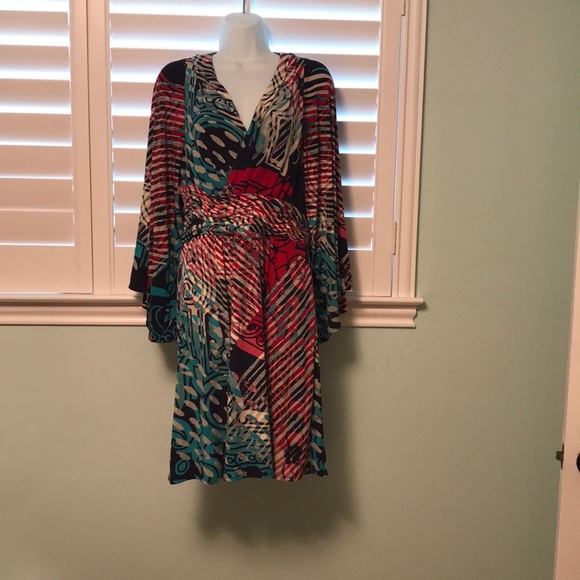Laundry By Shelli Segal Dresses & Skirts - Laundry Multicolored Long Sleeve Dress